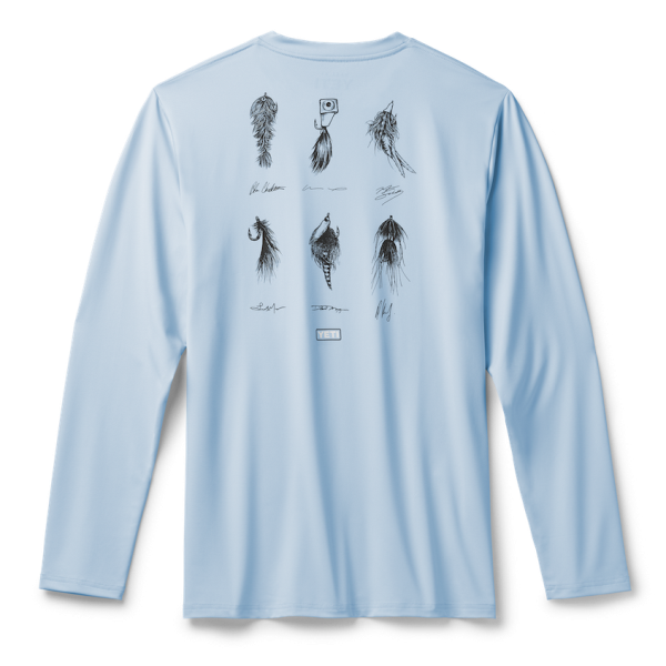 Light Blue Yeti Ambassador Flies Long Sleeve Sunshirt Sunshirts | SNBVE-8129