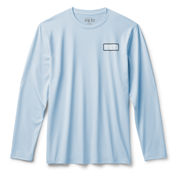 Light Blue Yeti Ambassador Flies Long Sleeve Sunshirt Sunshirts | SNBVE-8129