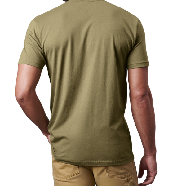 Military Green Yeti Logo Badge Duck Camo Short Sleeve T-Shirt Short Sleeve T-Shirt | DRXBW-5129