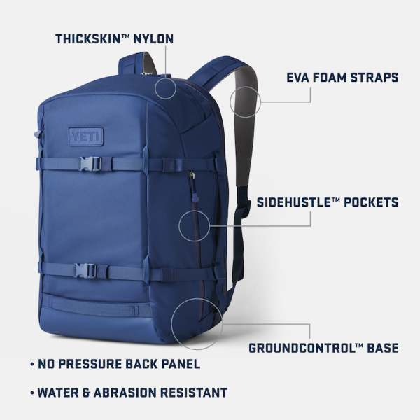 Navy Yeti Crossroads 35L Backpack Backpacks | HGOPY-8569