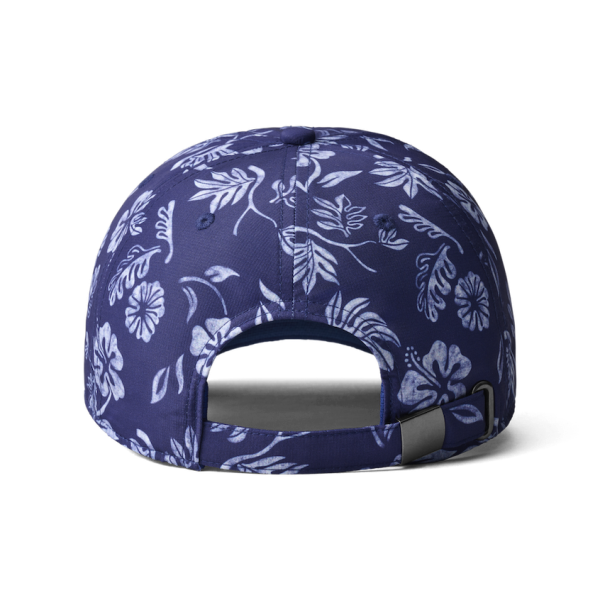 Navy Yeti Floral Print Baseball Cap Hats | GIMSL-2847