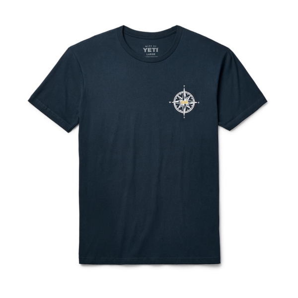 Navy Yeti Open Seas Short Sleeve T-Shirt Short Sleeve T-Shirt | JSLKH-5671