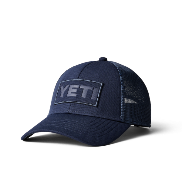 Navy Yeti Patch On Patch Trucker Hat Hats | ATOXE-5084