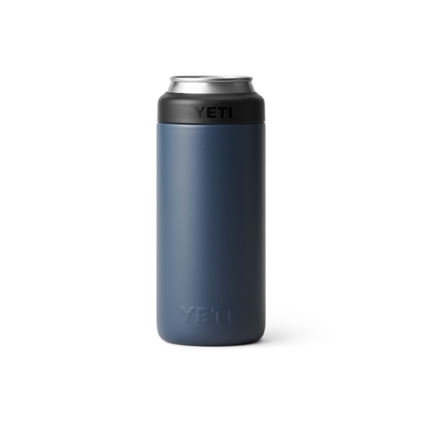 Navy Yeti Rambler 12 oz Colster Slim Can Cooler Beer & Barware | LNWAI-8934