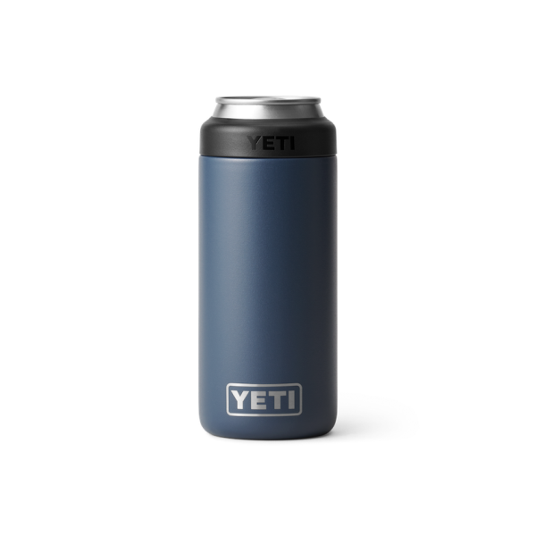 Navy Yeti Rambler 12 oz Colster Slim Can Cooler Beer & Barware | LNWAI-8934