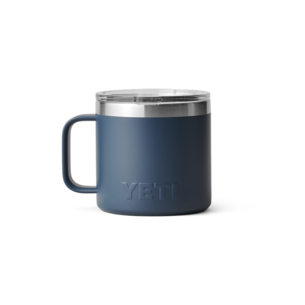 Navy Yeti Rambler 14 oz Mug Coffee & Mugs | UQRDH-8069