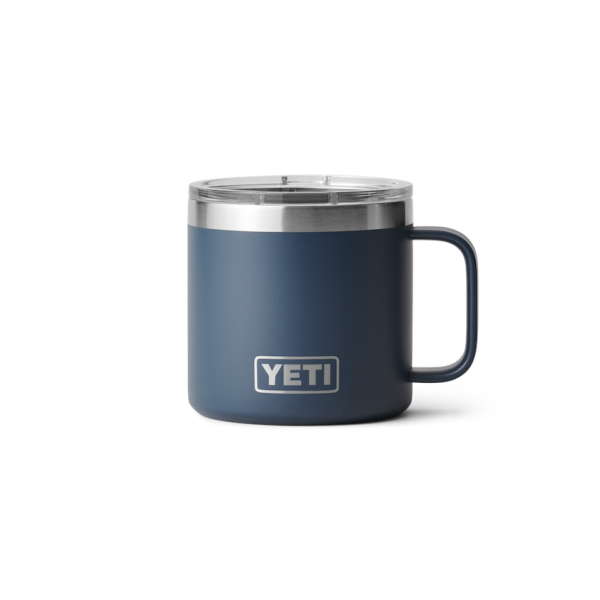 Navy Yeti Rambler 14 oz Mug Coffee & Mugs | UQRDH-8069