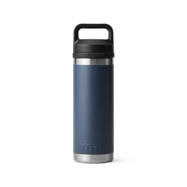 Navy Yeti Rambler 18 oz Water Bottle Water Bottles & Jugs | DXASG-0265