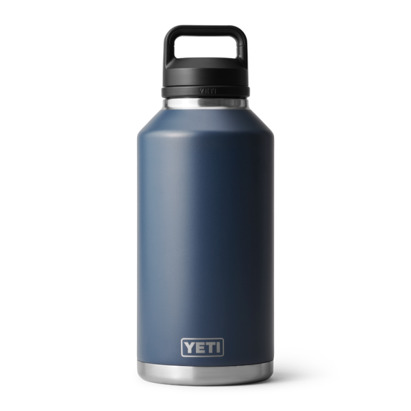 Navy Yeti Rambler 64 oz Water Bottle Water Bottles & Jugs | UXTQK-5847