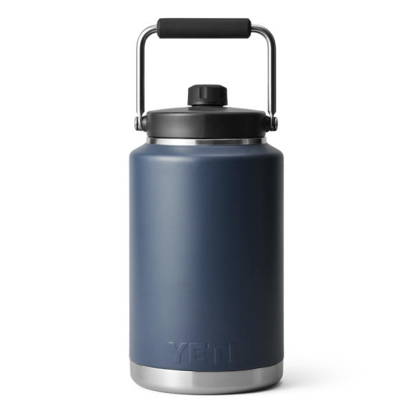 Navy Yeti Rambler One Gallon Water Jug Water Bottles & Jugs | GAJMX-2938