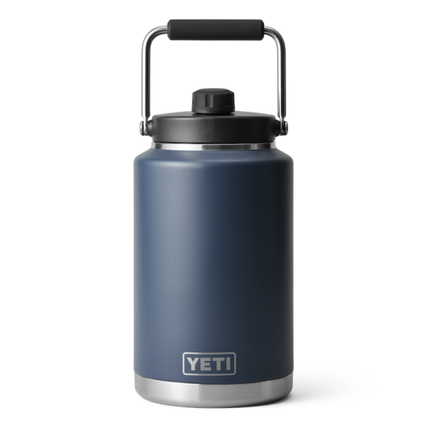 Navy Yeti Rambler One Gallon Water Jug Water Bottles & Jugs | GAJMX-2938