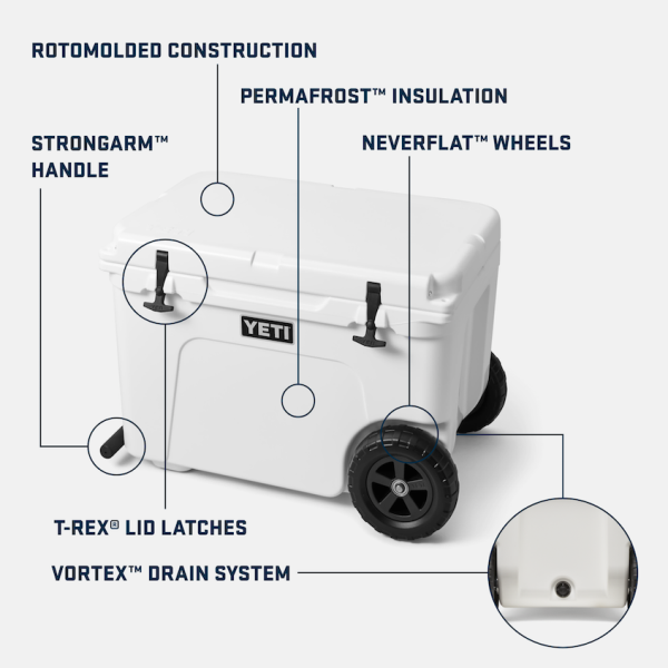 Navy Yeti Tundra Haul Wheeled Cooler Wheeled Coolers | EZNXF-1360