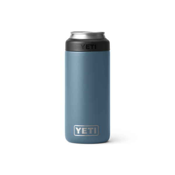 Nordic Blue Yeti Rambler 12 oz Colster Slim Can Cooler Beer & Barware | VOFPY-3172