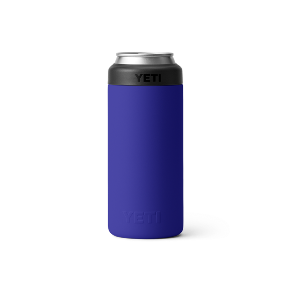 Offshore Blue Yeti Rambler 12 oz Colster Slim Can Cooler Beer & Barware | XOEYT-9046