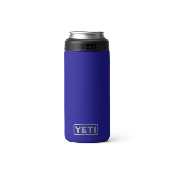 Offshore Blue Yeti Rambler 12 oz Colster Slim Can Cooler Beer & Barware | XOEYT-9046