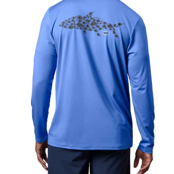 Offshore Blue Yeti Tarpon Long Sleeve Sunshirt Sunshirts | HNXRT-7689