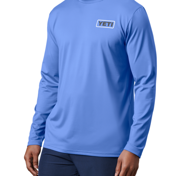 Offshore Blue Yeti Tarpon Long Sleeve Sunshirt Sunshirts | HNXRT-7689