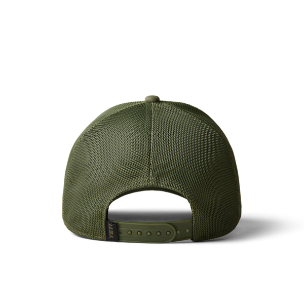 Olive Green Yeti Patch On Patch Trucker Hat Hats | TIVQM-3062