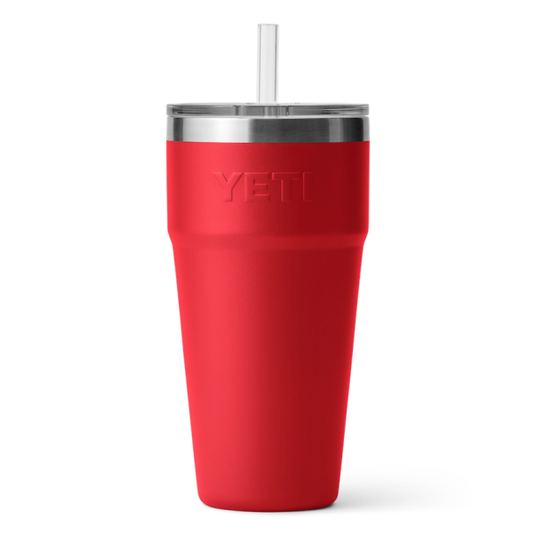 Rescue Red Yeti Rambler 26 oz Stackable Cup Straw Drinkware | ALCTF-6420