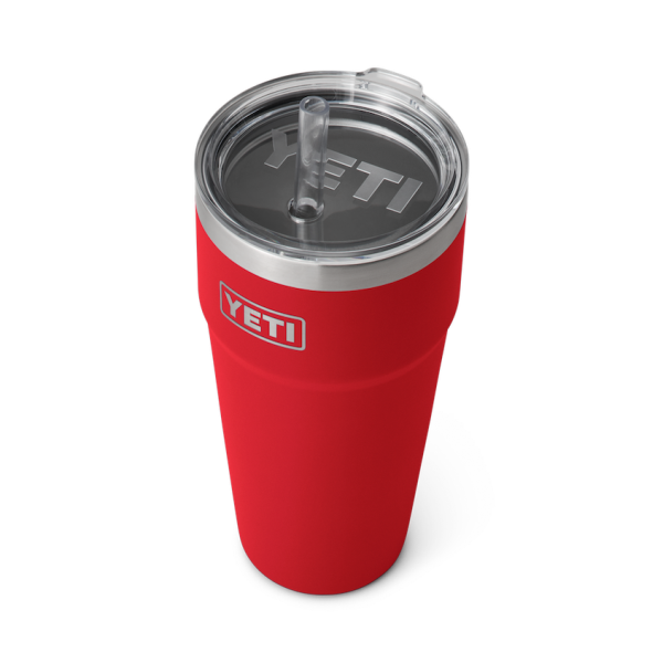 Rescue Red Yeti Rambler 26 oz Stackable Cup Straw Drinkware | ALCTF-6420