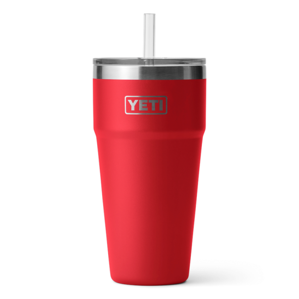 Rescue Red Yeti Rambler 26 oz Stackable Cup Straw Drinkware | ALCTF-6420