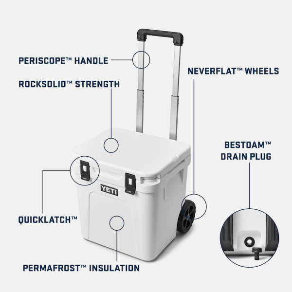 Rescue Red Yeti Roadie 48 Wheeled Cooler Wheeled Coolers | ESUTC-4612