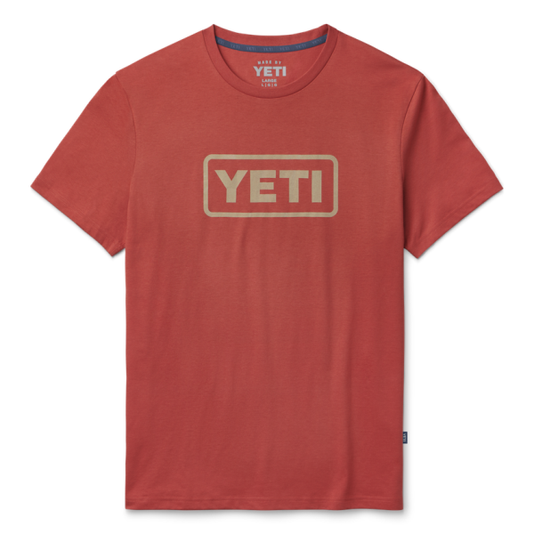 Rust Yeti Badge Logo Short Sleeve T-Shirt Short Sleeve T-Shirt | IYKLN-2413