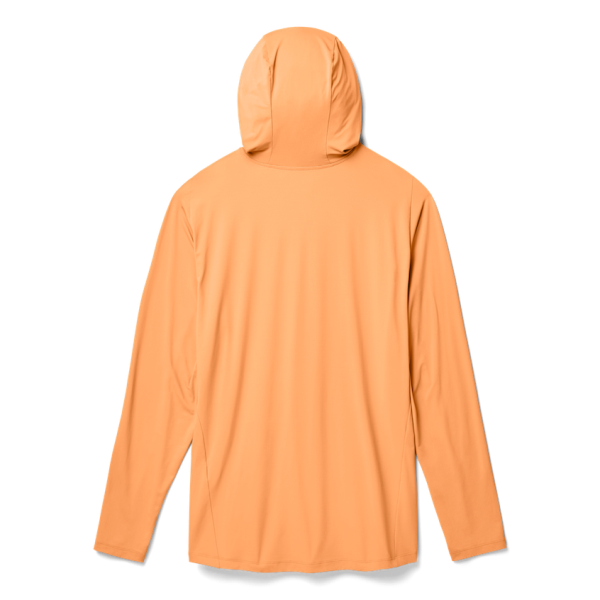 Salmon Yeti Hooded Long Sleeve Sunshirt Sunshirts | KJWVL-9036