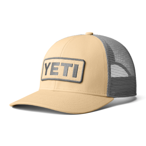 Salmon Yeti Logo Badge Trucker Hat Hats | DMFWY-1985