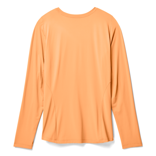 Salmon Yeti Women's Crew Neck Long Sleeve Sunshirt Sunshirts | NYQCU-3871