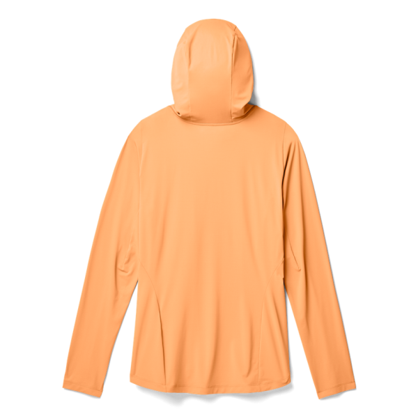 Salmon Yeti Women's Hooded Long Sleeve Sunshirt Sunshirts | NPCUV-1752