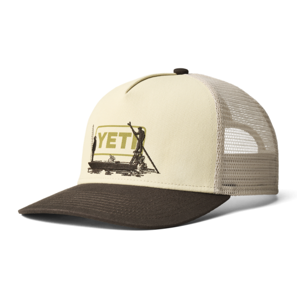 Sand Yeti Skiff Trucker Hat Hats | JRCTQ-7540