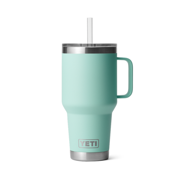 Seafoam Yeti Rambler 35 oz Mug Straw Drinkware | IXHDW-8143