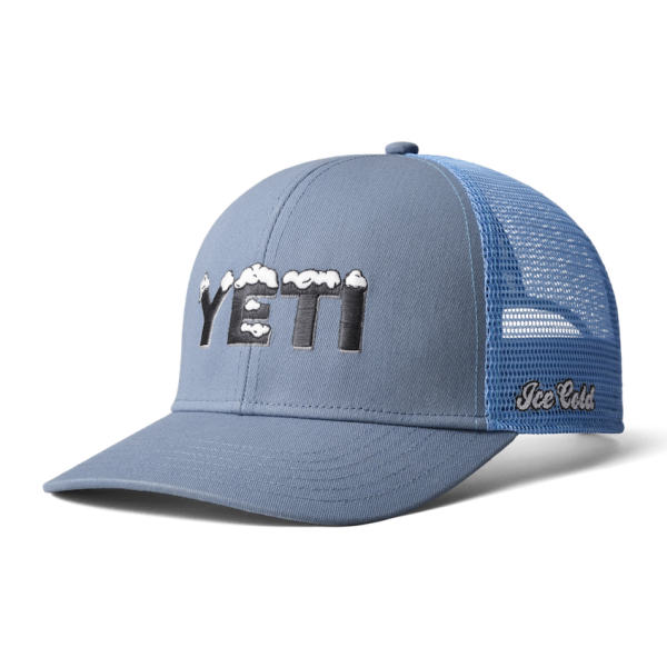 Stone Blue Yeti Cool Ice Trucker Hat Hats | OPVRS-2389