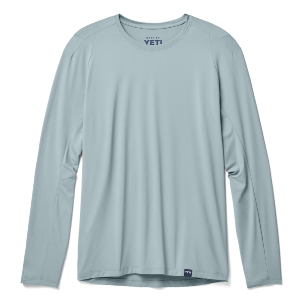 Stone Blue Yeti Crew Neck Long Sleeve Sunshirt Sunshirts | EWFJS-7429