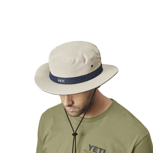 Tan/Navy Yeti Boonie HAT Hats | UHGXY-2091