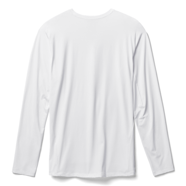 White Yeti Crew Neck Long Sleeve Sunshirt Sunshirts | CWXBD-5693