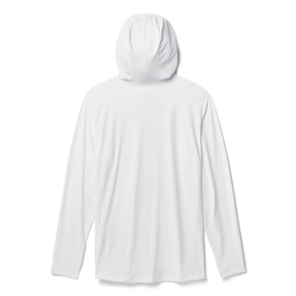 White Yeti Hooded Long Sleeve Sunshirt Sunshirts | BRXME-4570