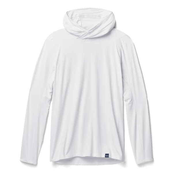 White Yeti Hooded Long Sleeve Sunshirt Sunshirts | BRXME-4570