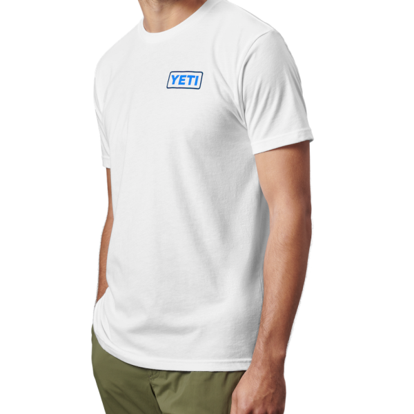 White Yeti Mountain Badge Short Sleeve T-Shirt Short Sleeve T-Shirt | MTEHS-3486