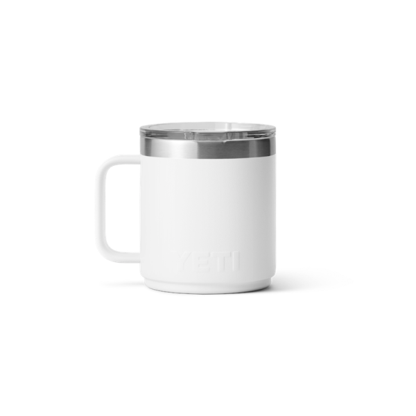 White Yeti Rambler 10 oz Stackable Mug Coffee & Mugs | TAQUB-2719