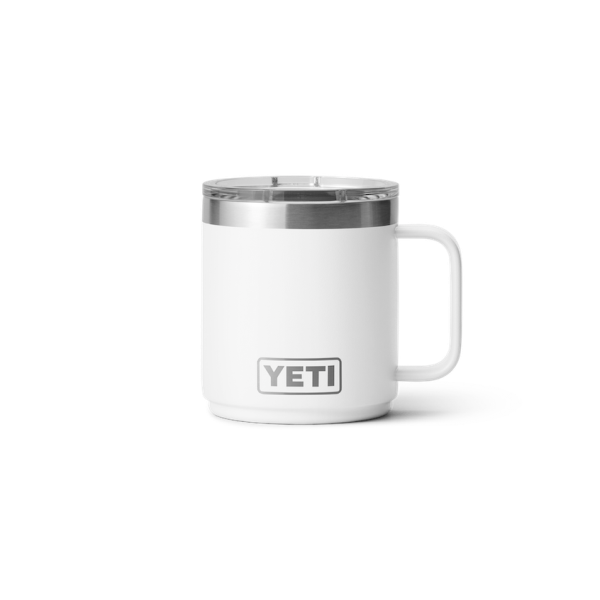 White Yeti Rambler 10 oz Stackable Mug Coffee & Mugs | TAQUB-2719