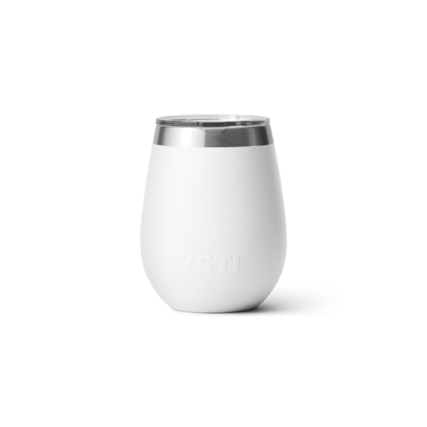 White Yeti Rambler 10 oz Wine Tumbler Beer & Barware | HJPDI-4392