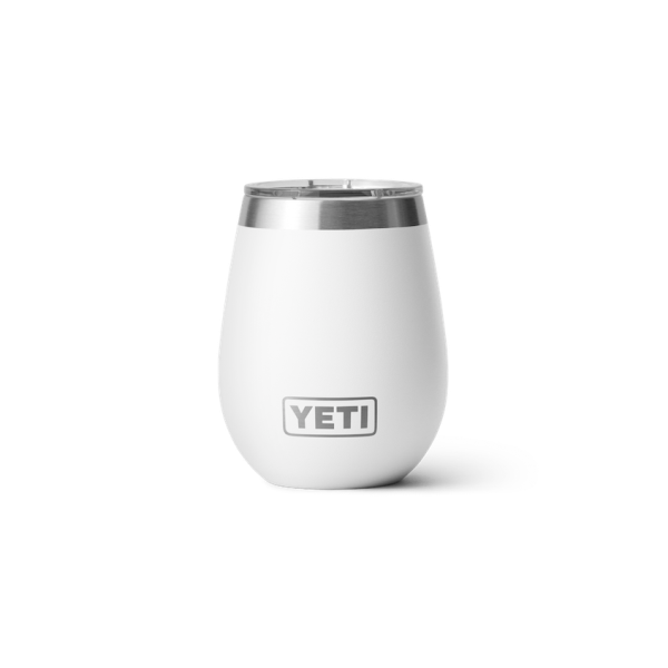 White Yeti Rambler 10 oz Wine Tumbler Beer & Barware | HJPDI-4392