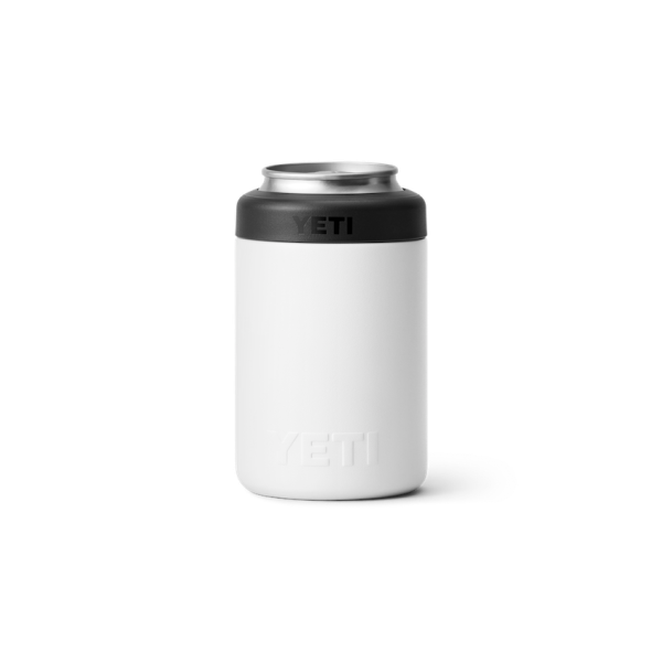 White Yeti Rambler 12 oz Colster Can Cooler Beer & Barware | COYSW-6432