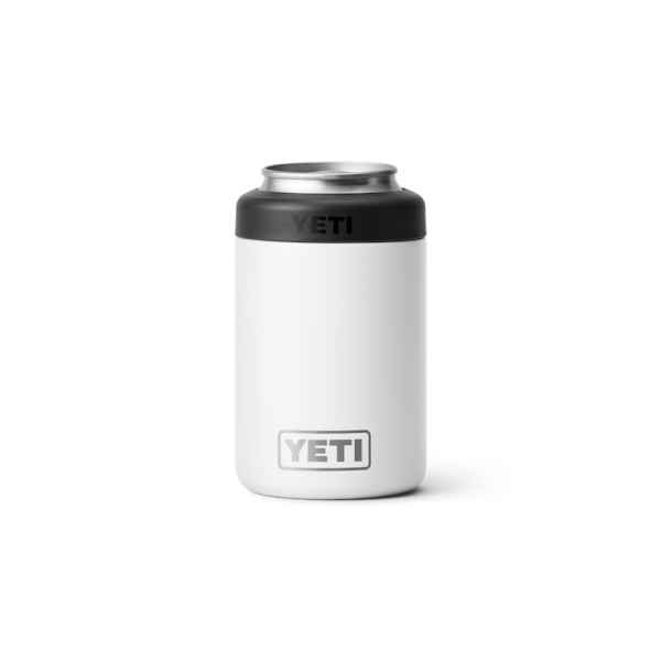 White Yeti Rambler 12 oz Colster Can Cooler Beer & Barware | COYSW-6432