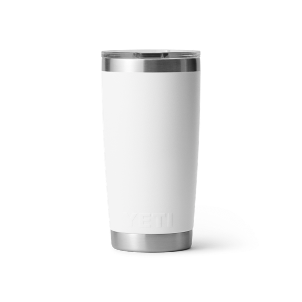 White Yeti Rambler 20 oz Tumbler Tumblers | EDWUB-5041