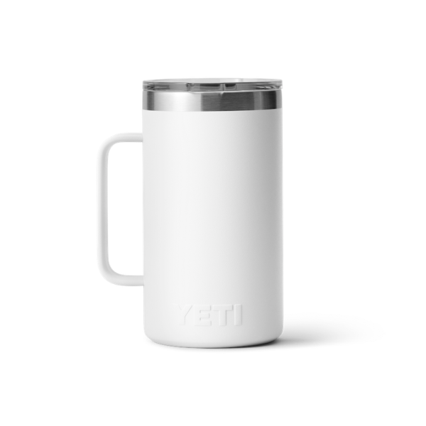 White Yeti Rambler 24 oz Mug Coffee & Mugs | GHOJF-1529