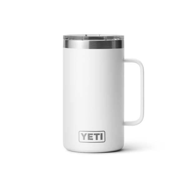 White Yeti Rambler 24 oz Mug Coffee & Mugs | GHOJF-1529