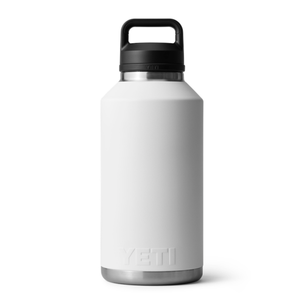 White Yeti Rambler 64 oz Water Bottle Water Bottles & Jugs | WTPML-6341